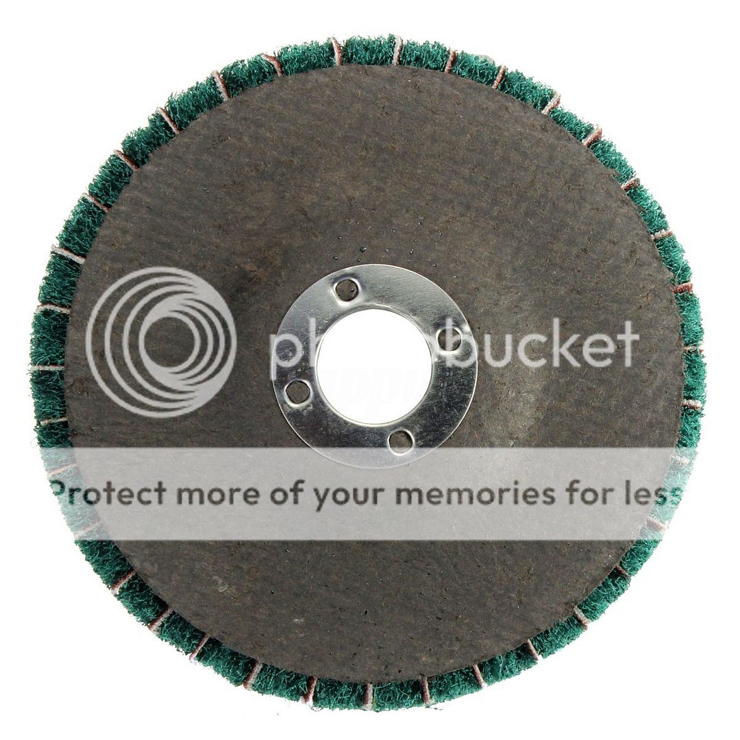 4" 120/240 Grit Nylon Fiber Flap Sanding Disc Wheel 100m Polishing